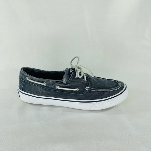 Sperry Mens Bahama II Top Sider Boat Shoe Sneaker Salt Washed Blue Size … - Picture 1 of 8